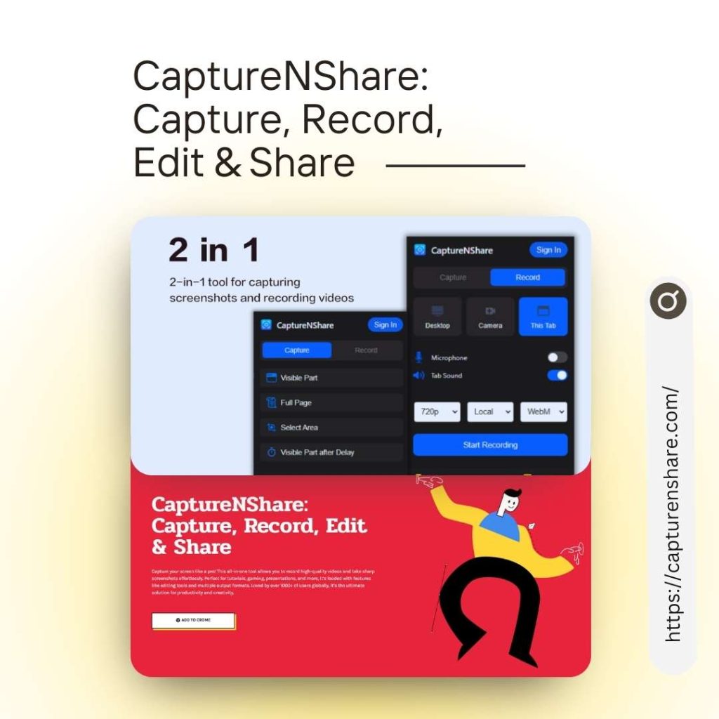 Case Study: QodeYard’s Comprehensive Digital Solution for CaptureNShare